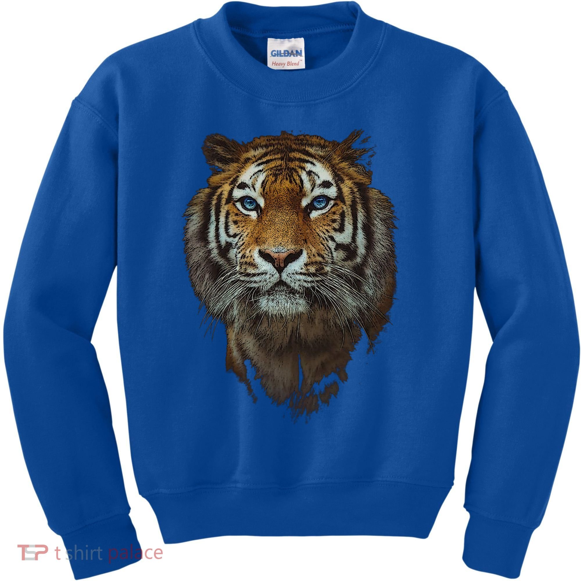 Bengal Tiger Meaningful Gift Endangered Wildlife Lover Big Cat Gift Kids Sweatshirt