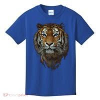 Bengal Tiger Meaningful Gift Endangered Wildlife Lover Big Cat Gift Kids T-Shirt thumb 0