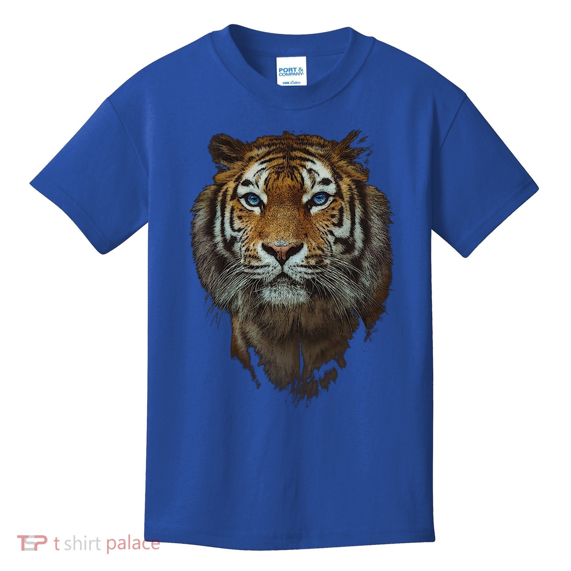 Bengal Tiger Meaningful Gift Endangered Wildlife Lover Big Cat Gift Kids T-Shirt
