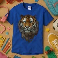 Bengal Tiger Meaningful Gift Endangered Wildlife Lover Big Cat Gift Kids T-Shirt thumb 3