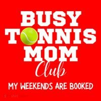 Busy Tennis Mom Club My Weekend Are Booked Gift Santa Hat thumb 1