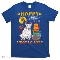 Bull Terrier Mummy Happy Woofgreat Giftlogreat Giftween Halloween Pumpkin Gift T-Shirt thumb 0