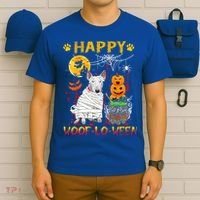 Bull Terrier Mummy Happy Woofgreat Giftlogreat Giftween Halloween Pumpkin Gift T-Shirt thumb 6