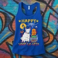 Bull Terrier Mummy Happy Woofgreat Giftlogreat Giftween Halloween Pumpkin Gift Women's Tank Top thumb 3