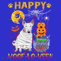 Bull Terrier Mummy Happy Woofgreat Giftlogreat Giftween Halloween Pumpkin Gift Women's Tank Top thumb 5