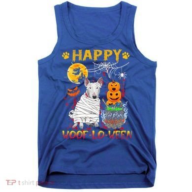 Bull Terrier Mummy Happy Woofgreat Giftlogreat Giftween Halloween Pumpkin Gift Tank Top