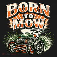 Born To Mow Landscaping Company Mowing Grass Coaster thumb 2