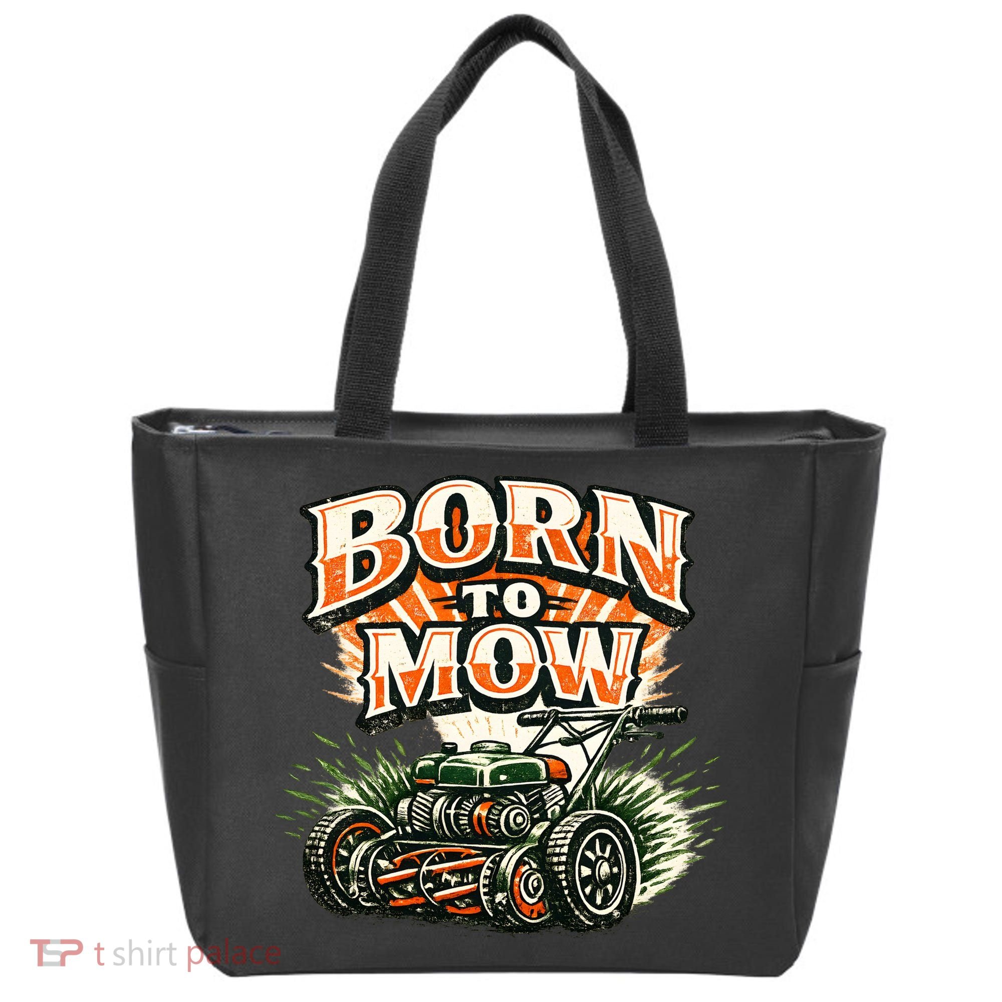Born To Mow Landscaping Company Mowing Grass Tote Bag
