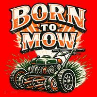 Born To Mow Landscaping Company Mowing Grass Santa Hat thumb 1