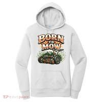 Born To Mow Landscaping Company Mowing Grass Women's Hoodie thumb 0