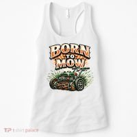 Born To Mow Landscaping Company Mowing Grass Women's Tank Top thumb 0