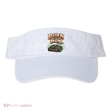 Born To Mow Landscaping Company Mowing Grass Visor