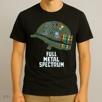 Born To Math Full Metal Spectrum Autism Awareness T-Shirt thumb 3
