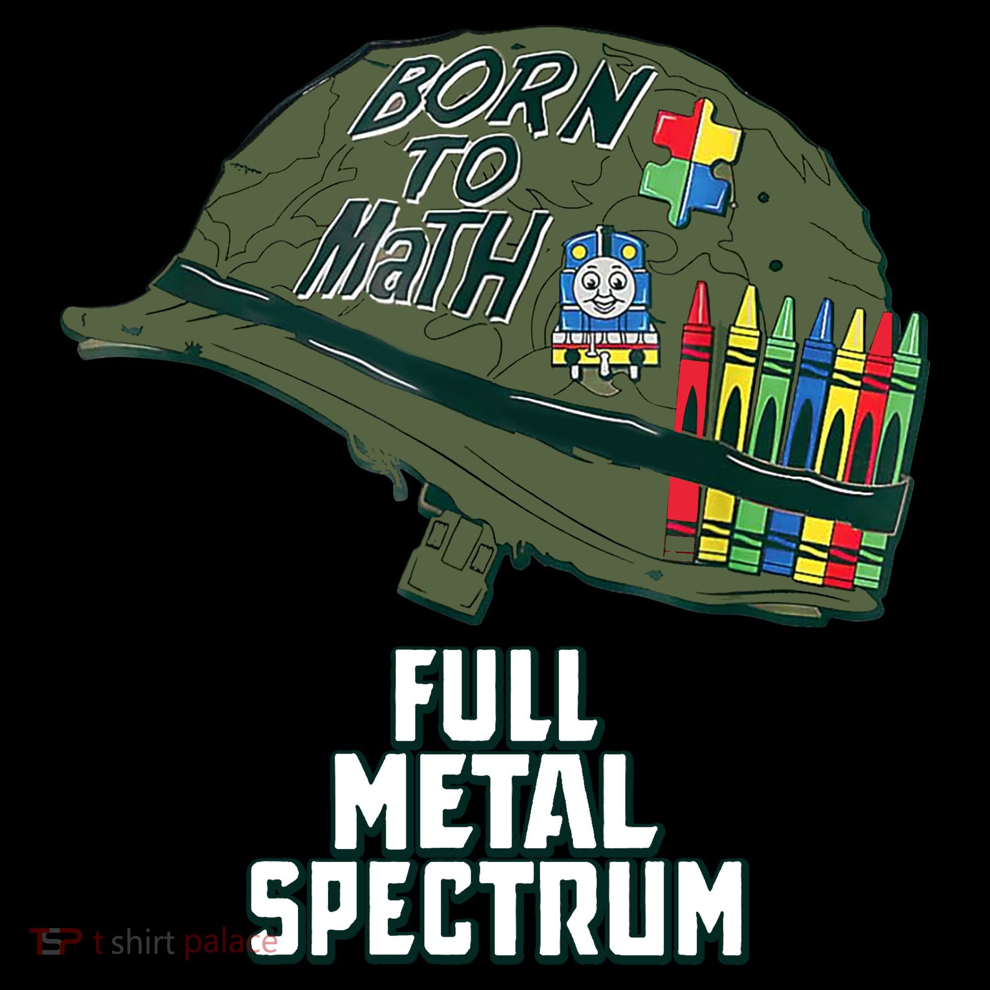 Born To Math Full Metal Spectrum Autism Awareness Women's Hoodie