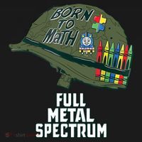 Born To Math Full Metal Spectrum Autism Awareness Baby Bodysuit thumb 2