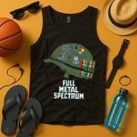 Born To Math Full Metal Spectrum Autism Awareness Tank Top thumb 4