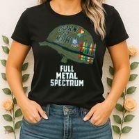 Born To Math Full Metal Spectrum Autism Awareness Women's T-Shirt thumb 2