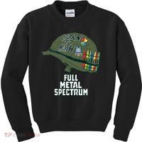 Born To Math Full Metal Spectrum Autism Awareness Kids Sweatshirt thumb 0