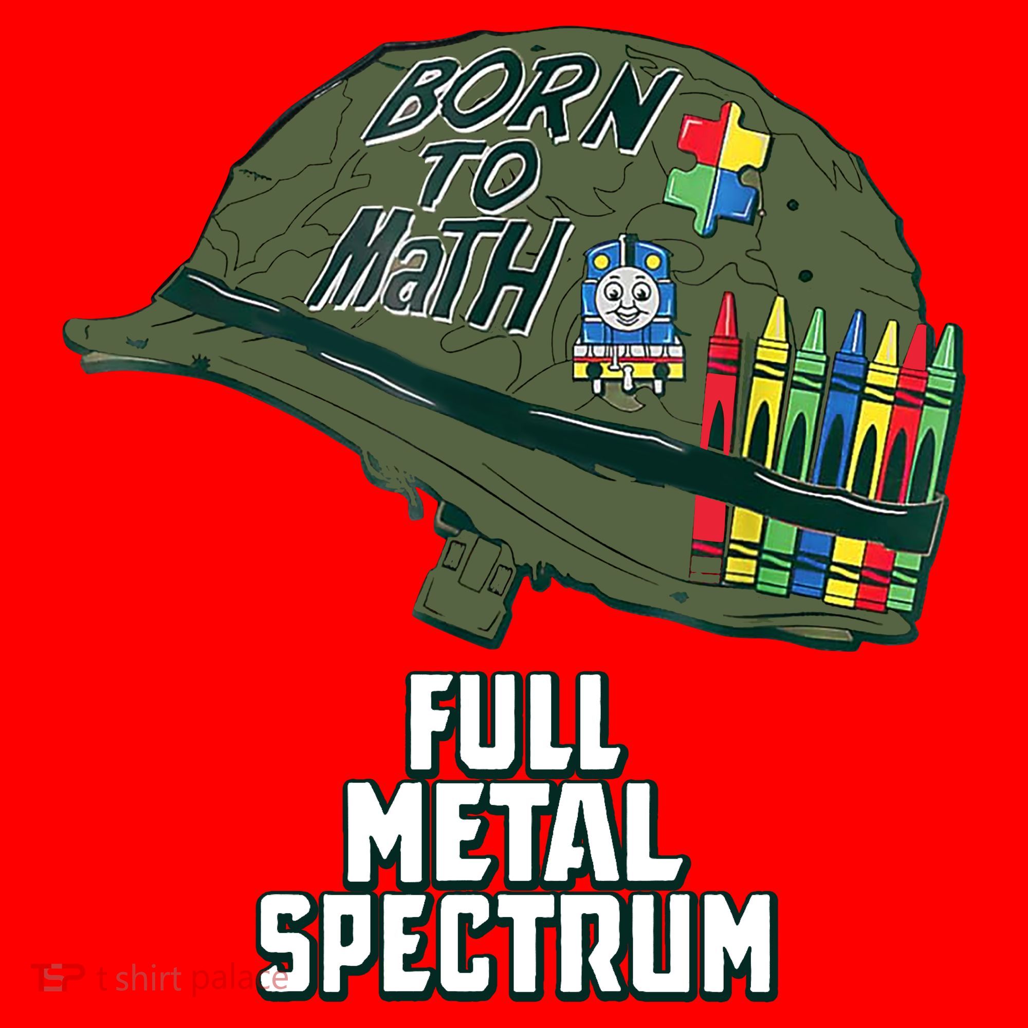 Born To Math Full Metal Spectrum Autism Awareness Santa Hat