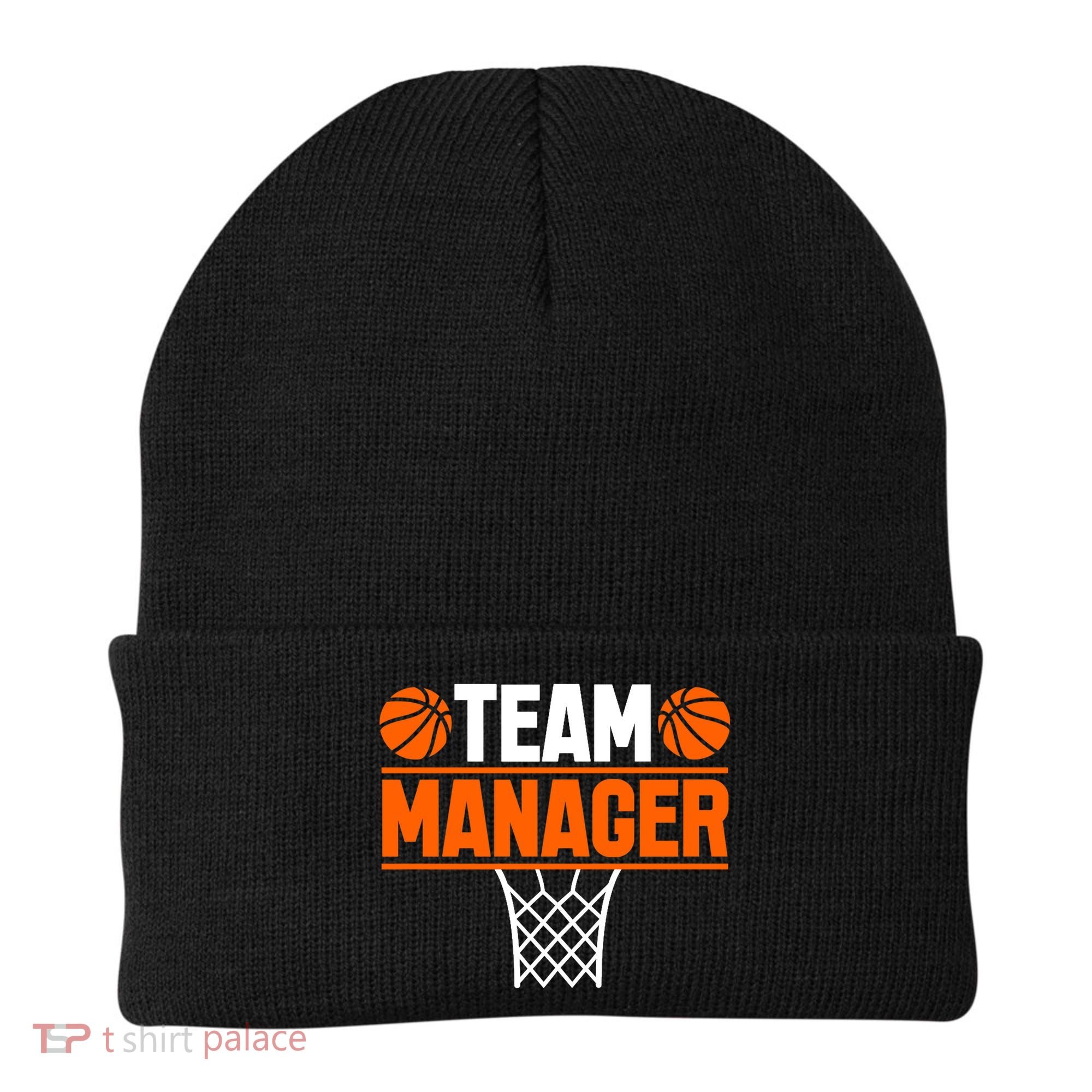 Basketball Team Manager Sports Game Lovers Premium Beanie