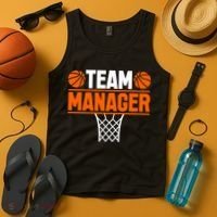 Basketball Team Manager Sports Game Lovers Premium Tank Top thumb 4