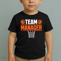 Basketball Team Manager Sports Game Lovers Premium Toddler T-Shirt thumb 2