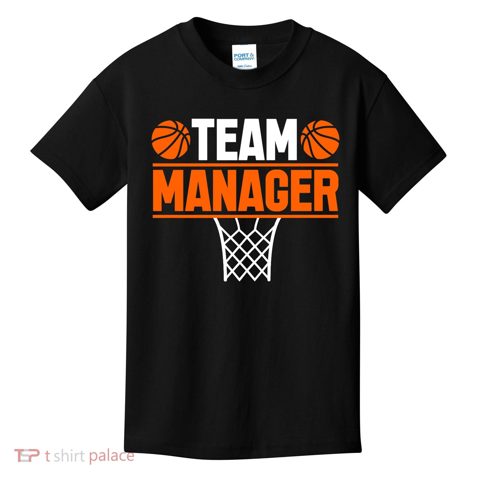 Basketball Team Manager Sports Game Lovers Premium Kids T-Shirt