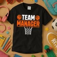 Basketball Team Manager Sports Game Lovers Premium Kids T-Shirt thumb 3