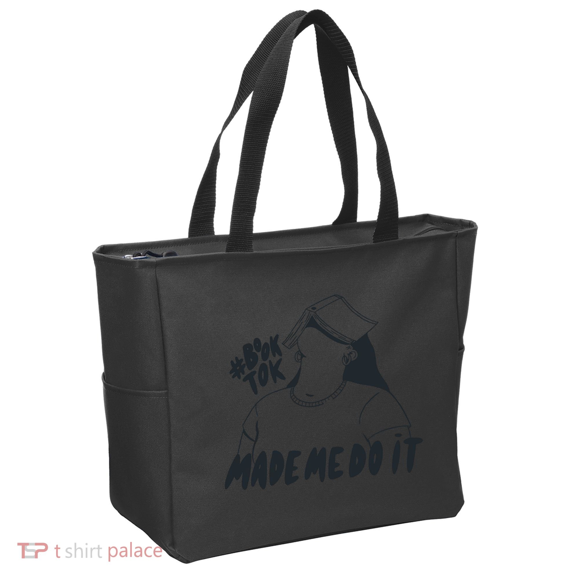 Book Tok Made Me Do It Tote Bag