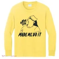Book Tok Made Me Do It Kids Long Sleeve Shirt thumb 0