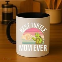Best Turtle Mom Ever Turtle Tortoise Coffee Mug thumb 4