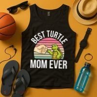 Best Turtle Mom Ever Turtle Tortoise Tank Top thumb 4