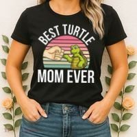 Best Turtle Mom Ever Turtle Tortoise Women's T-Shirt thumb 2