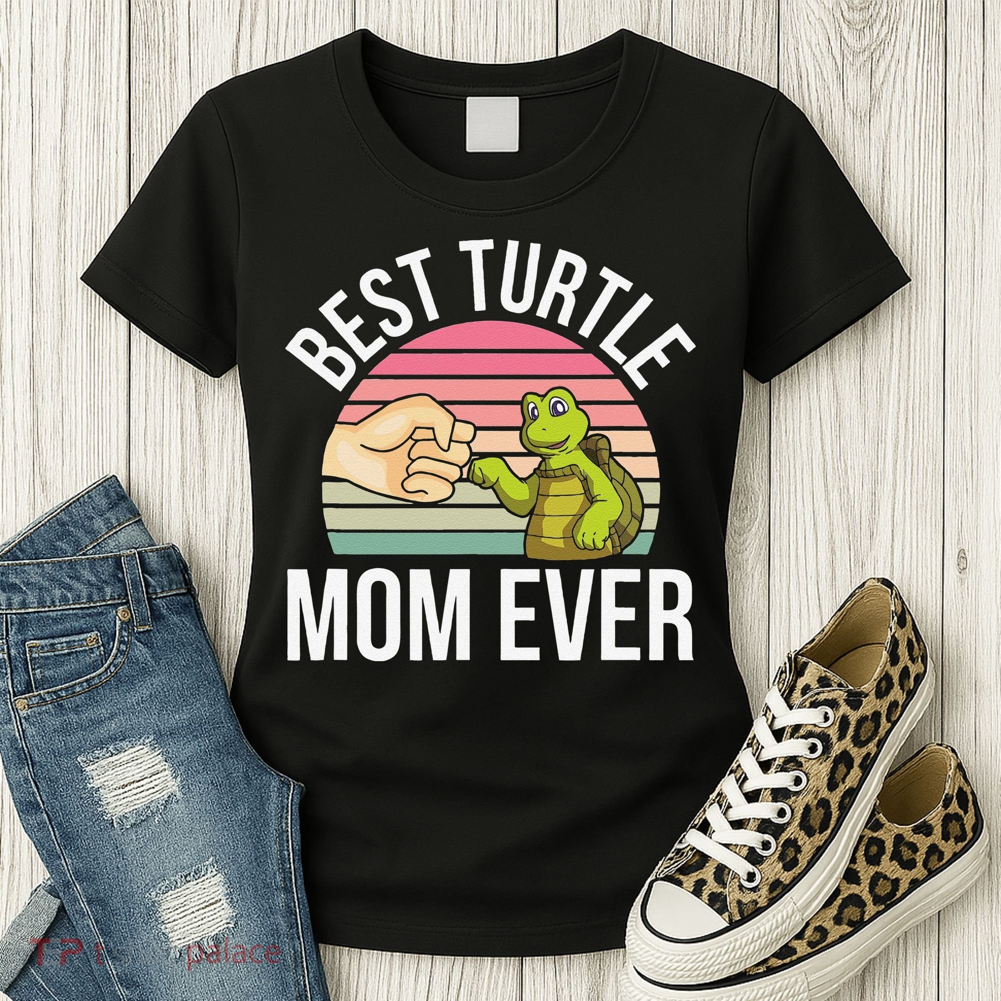 Best Turtle Mom Ever Turtle Tortoise Women's T-Shirt