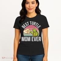 Best Turtle Mom Ever Turtle Tortoise Women's T-Shirt thumb 4
