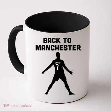Back To Manchester Ronaldo 7 Coffee Mug