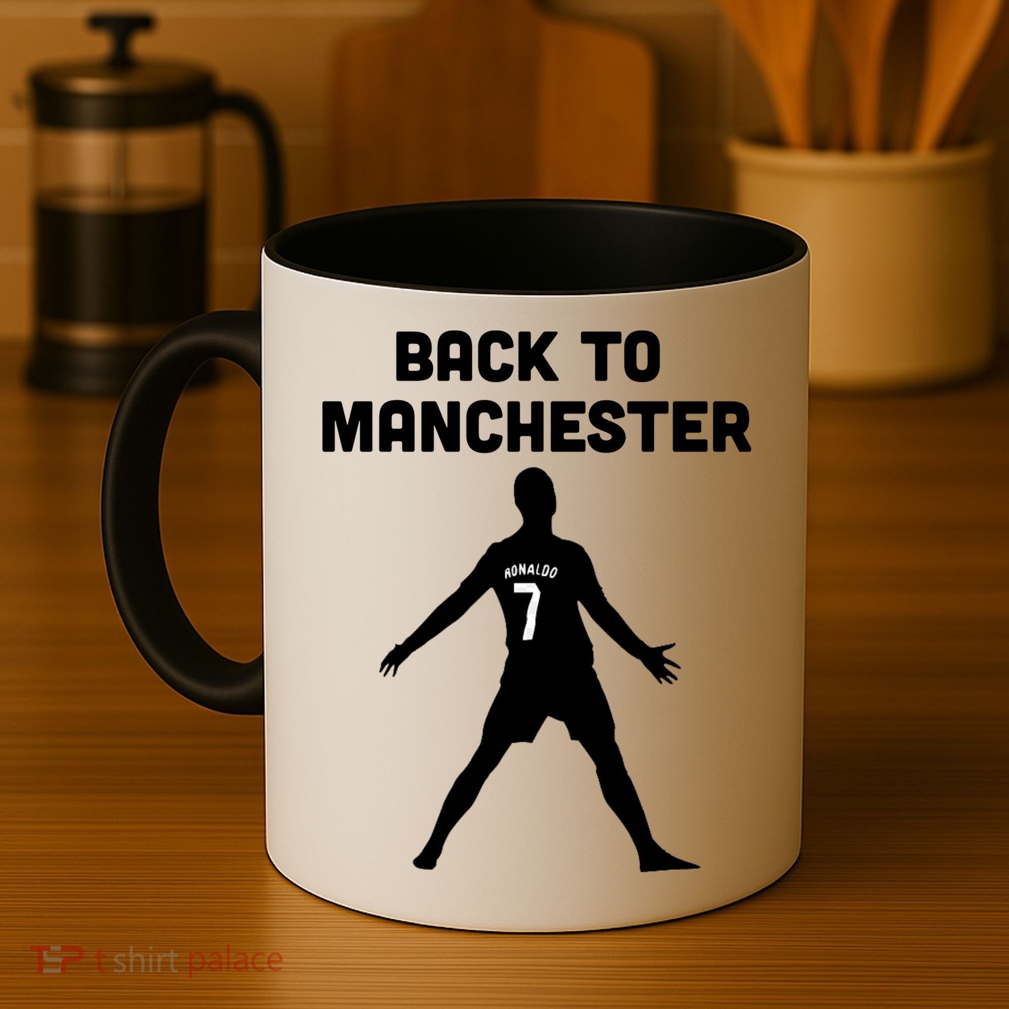 Back To Manchester Ronaldo 7 Coffee Mug