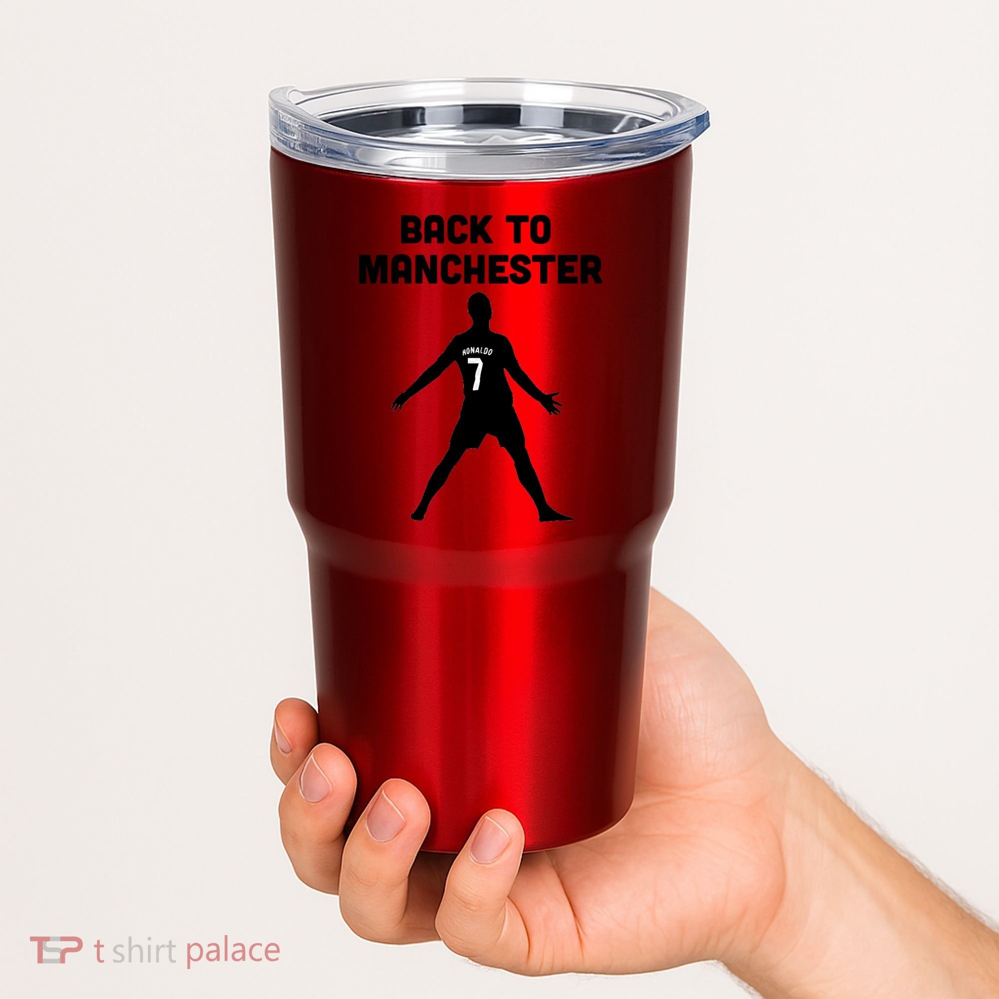 Back To Manchester Ronaldo 7 Tumbler