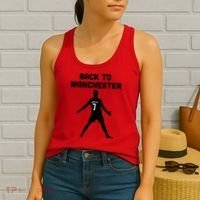Back To Manchester Ronaldo 7 Women's Tank Top thumb 2