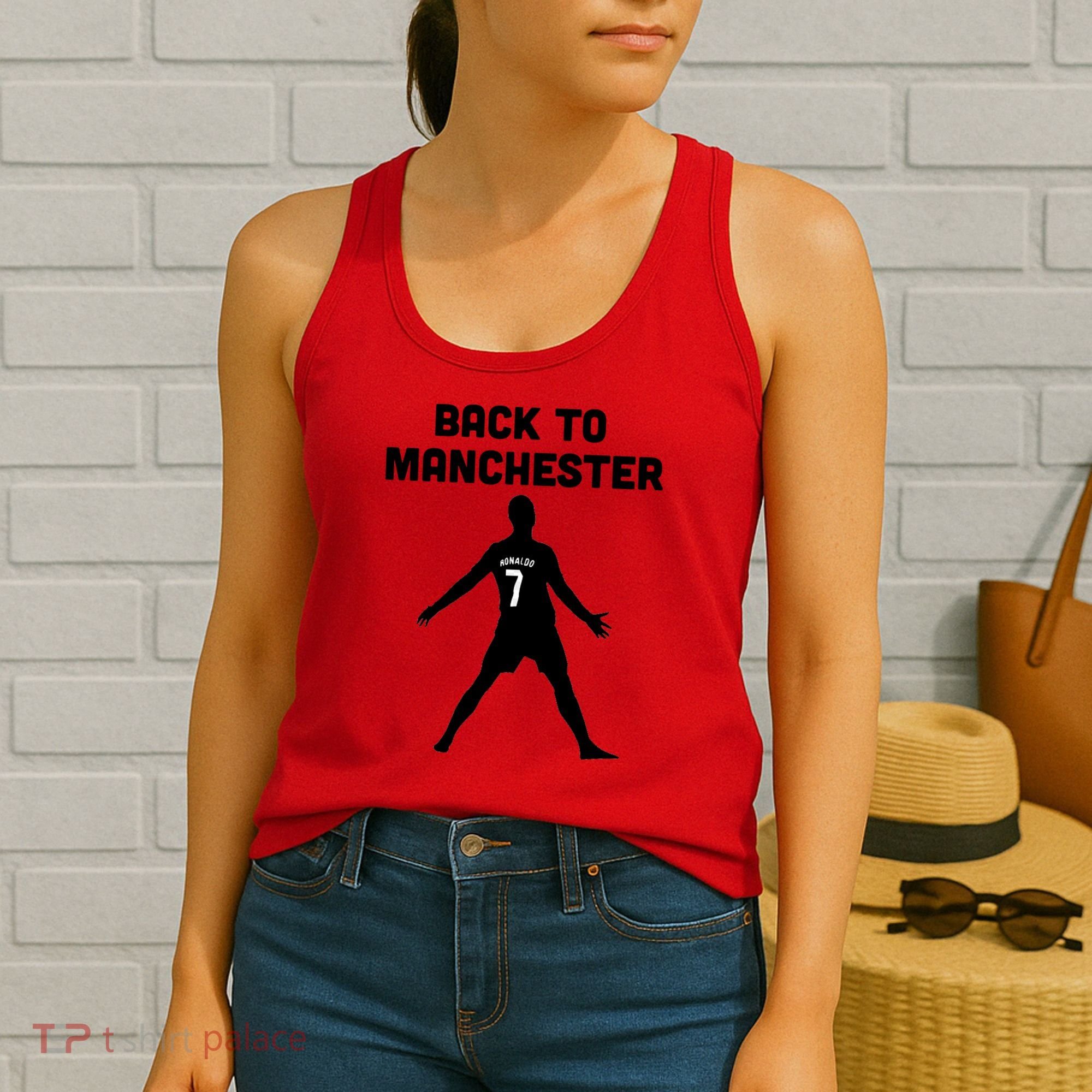 Back To Manchester Ronaldo 7 Women's Tank Top