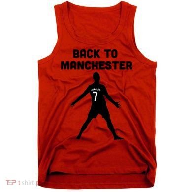 Back To Manchester Ronaldo 7 Tank Top