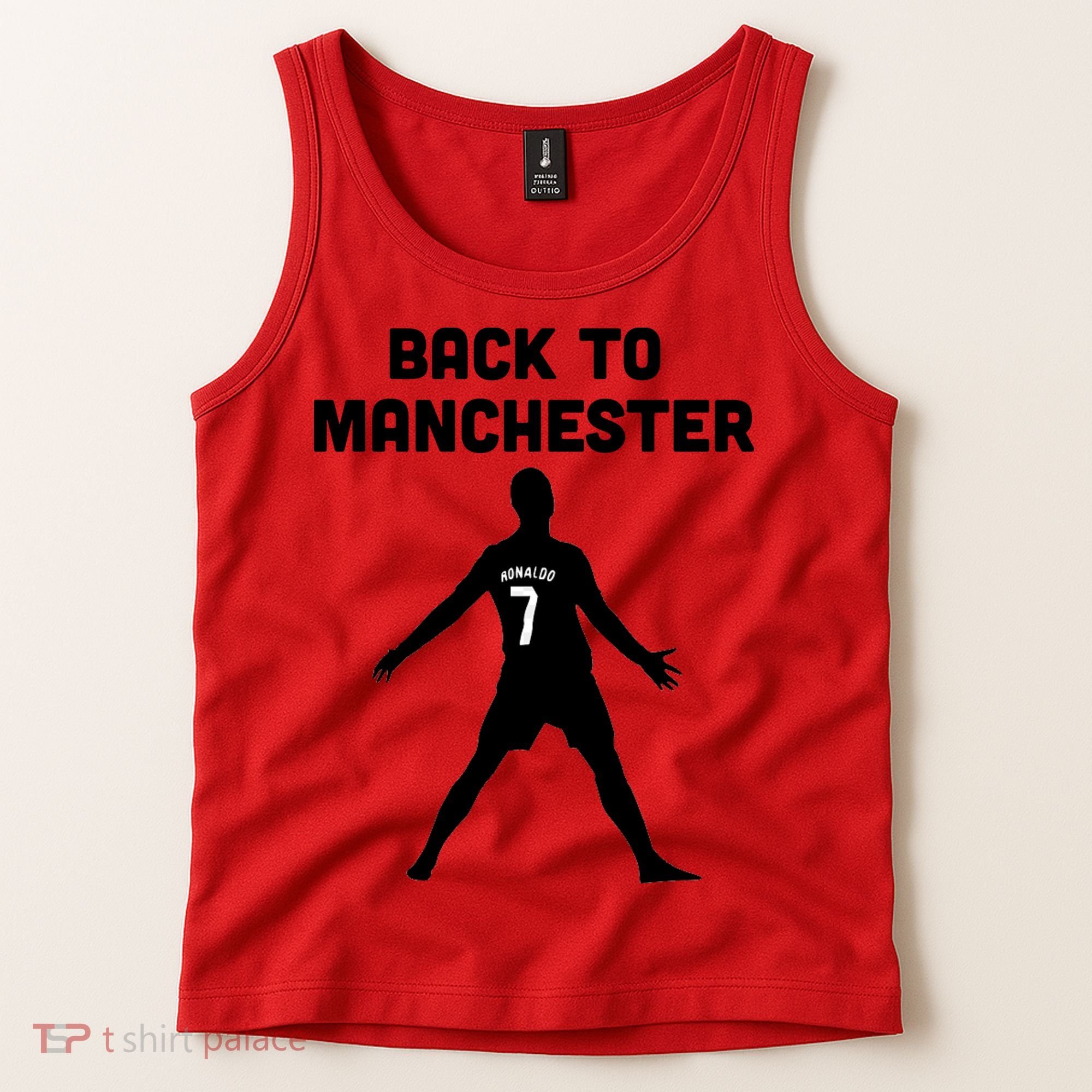 Back To Manchester Ronaldo 7 Tank Top