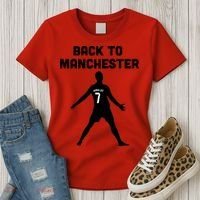Back To Manchester Ronaldo 7 Women's T-Shirt thumb 3