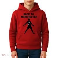 Back To Manchester Ronaldo 7 Kids Hoodie thumb 4