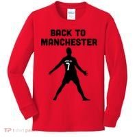 Back To Manchester Ronaldo 7 Kids Long Sleeve Shirt thumb 0
