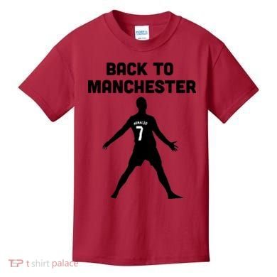 Back To Manchester Ronaldo 7 Kids T-Shirt