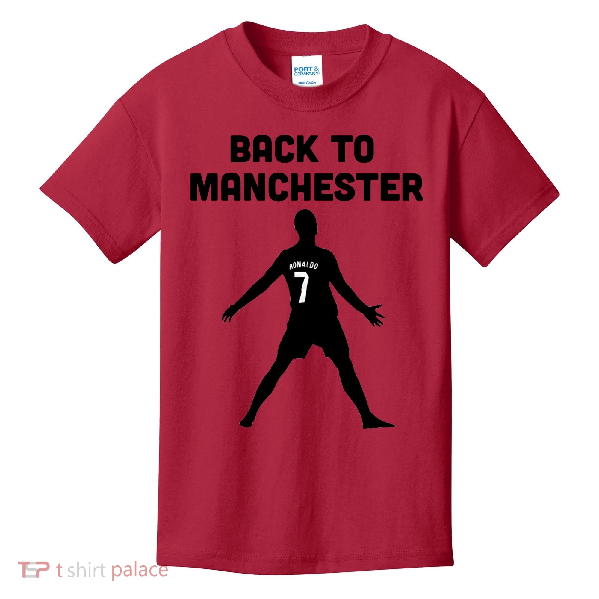Back To Manchester Ronaldo 7 Kids T-Shirt