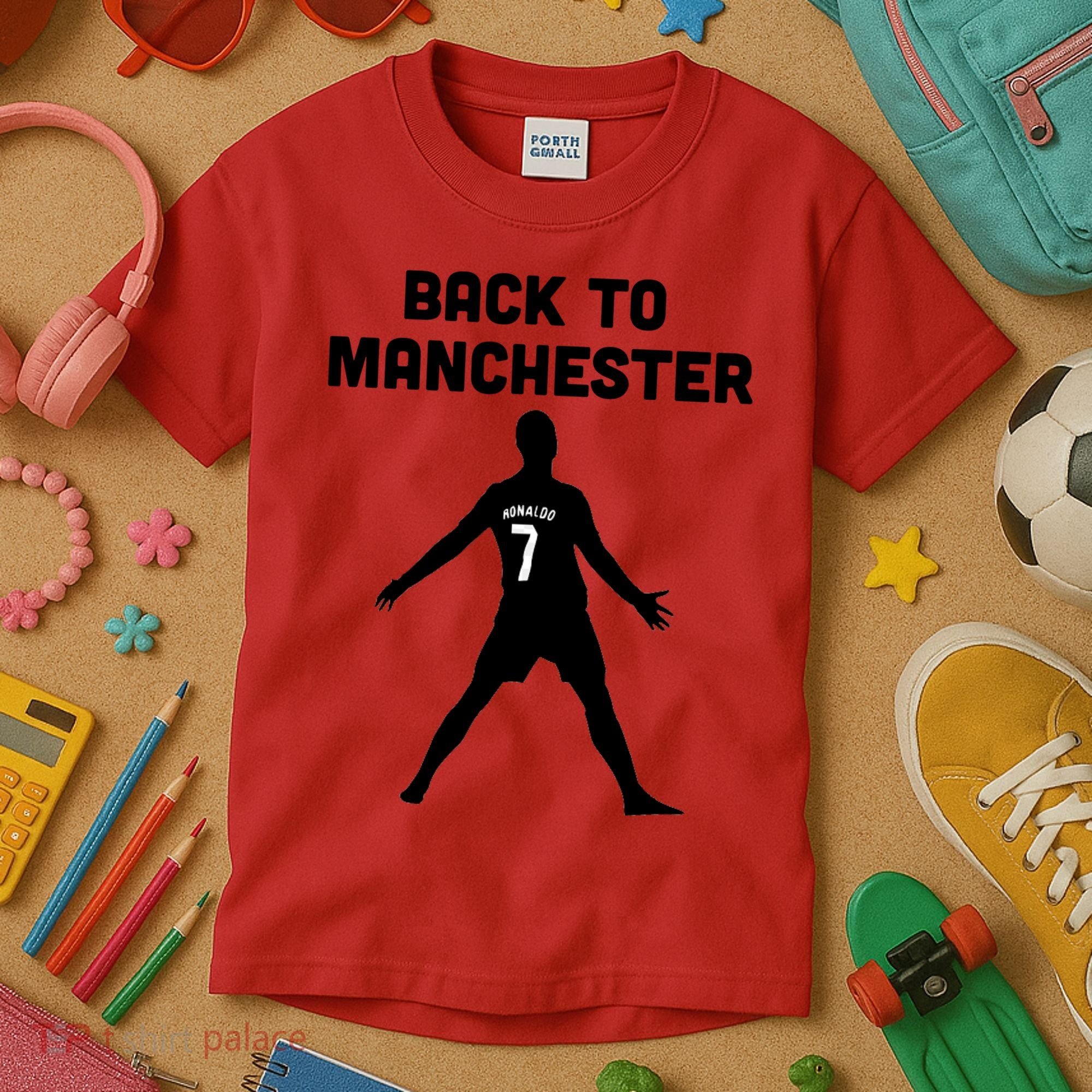 Back To Manchester Ronaldo 7 Kids T-Shirt