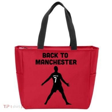 Back To Manchester Ronaldo 7 Tote Bag