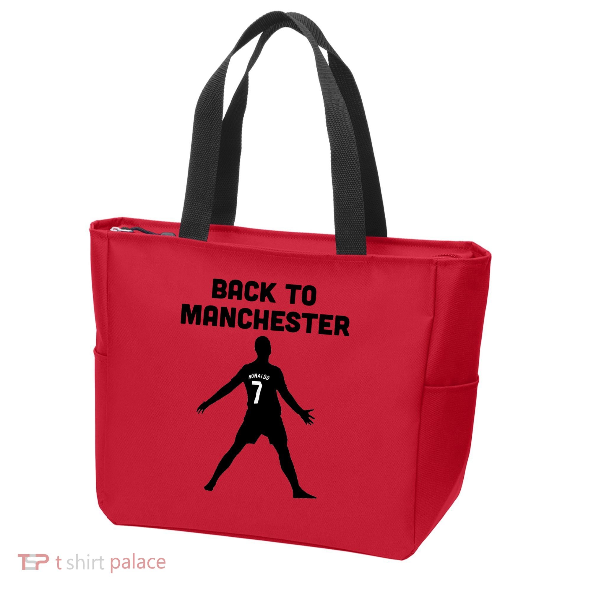 Back To Manchester Ronaldo 7 Tote Bag